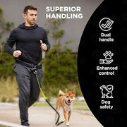 Hands free leash for running with the dogs