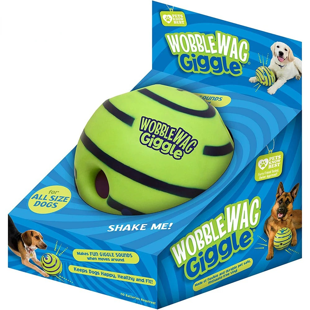 Interactive game ball for dogs - WobbleWag Giggle