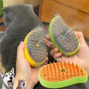 Steam brush for healthier pets hair