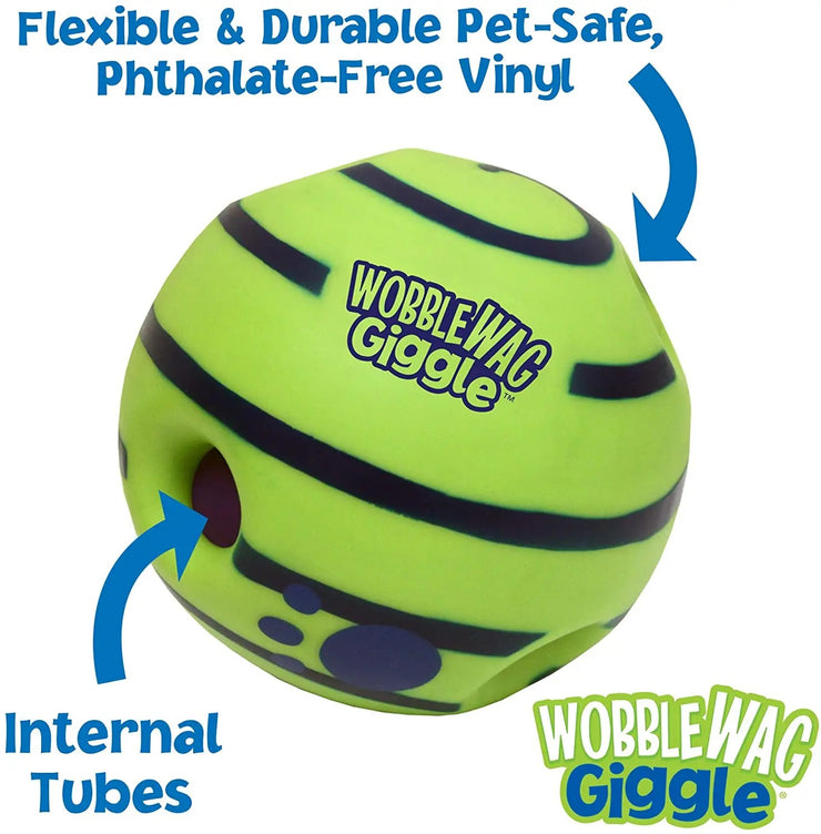 Interactive game ball for dogs - WobbleWag Giggle