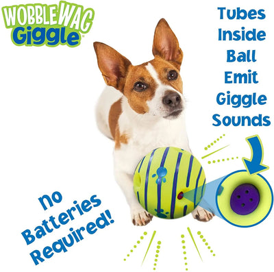 Interactive game ball for dogs - WobbleWag Giggle