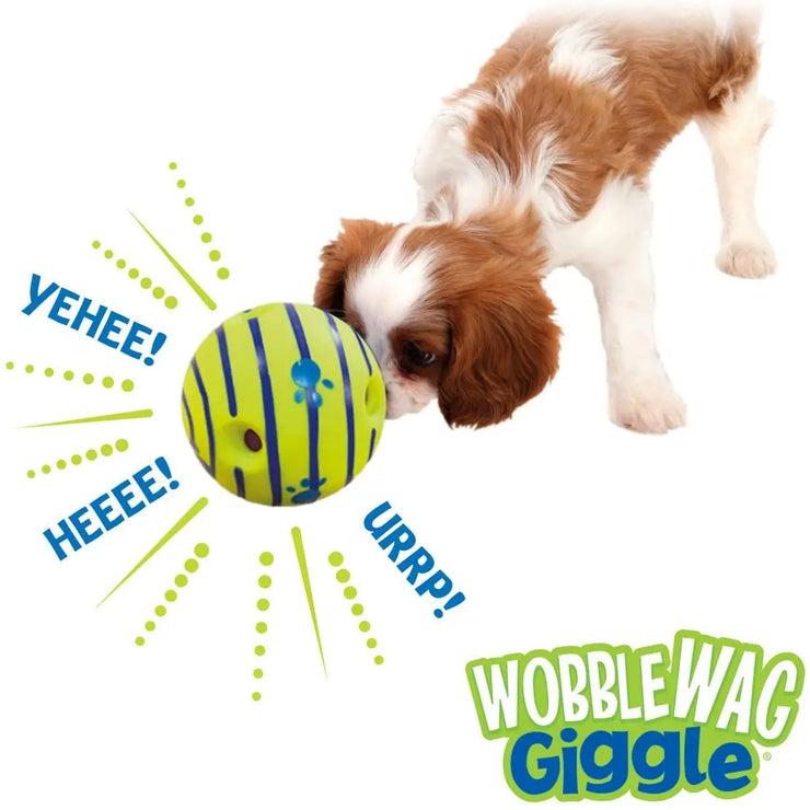 Interactive game ball for dogs - WobbleWag Giggle