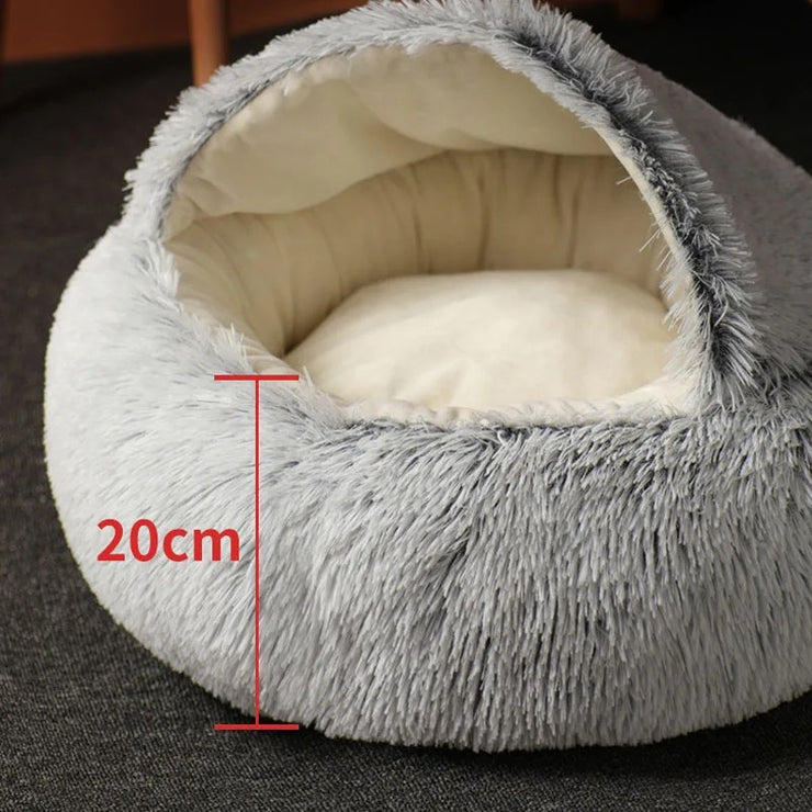 Warm bed house for cats and small dogs