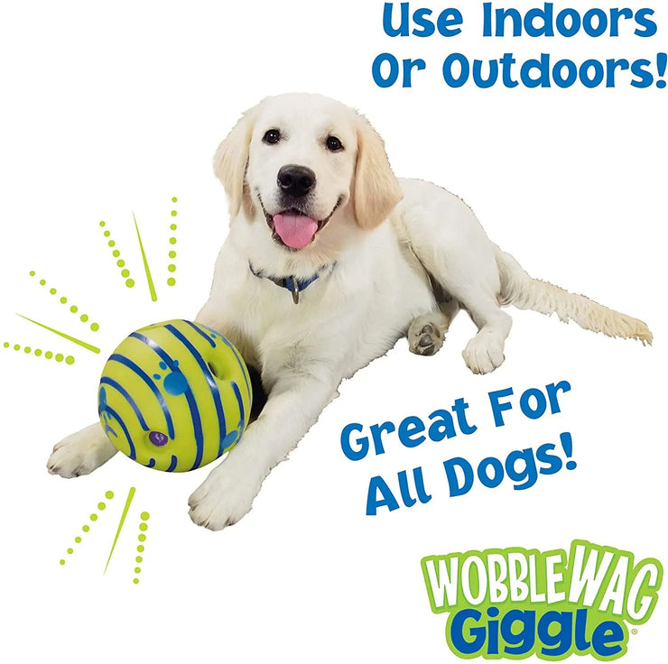 Interactive game ball for dogs - WobbleWag Giggle