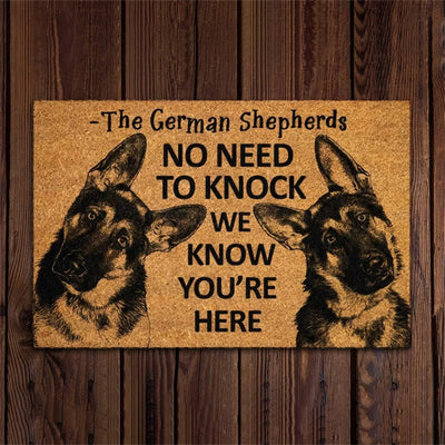 Home Decor Dog printed door mat - super absorbent bathroom carpet