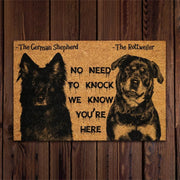 Home Decor Dog printed door mat - super absorbent bathroom carpet