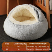 Warm bed house for cats and small dogs