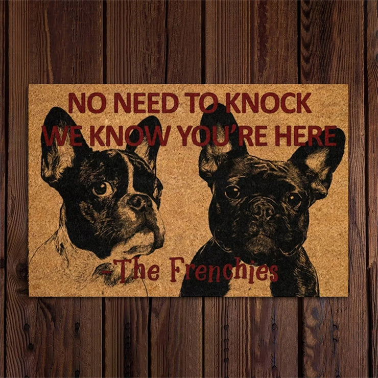 Home Decor Dog printed door mat - super absorbent bathroom carpet