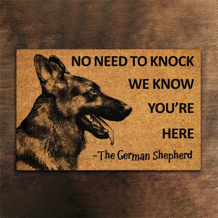 Home Decor Dog printed door mat - super absorbent bathroom carpet